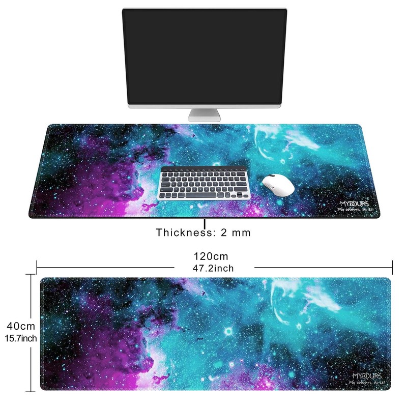 Mydours XXL Gaming Mouse Pad 48x16 Inches, Extra Large Mouse Pad with Fabric ... gallery