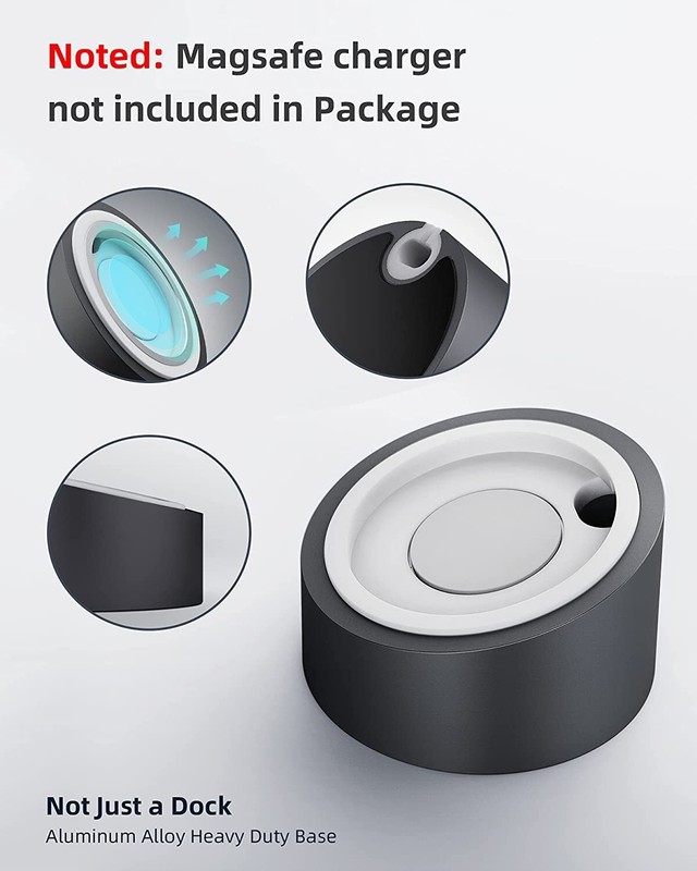 Stouchi Heavy-Duty Premium Metal Stand Compatible with Mag-Safe Charger Wireless gallery