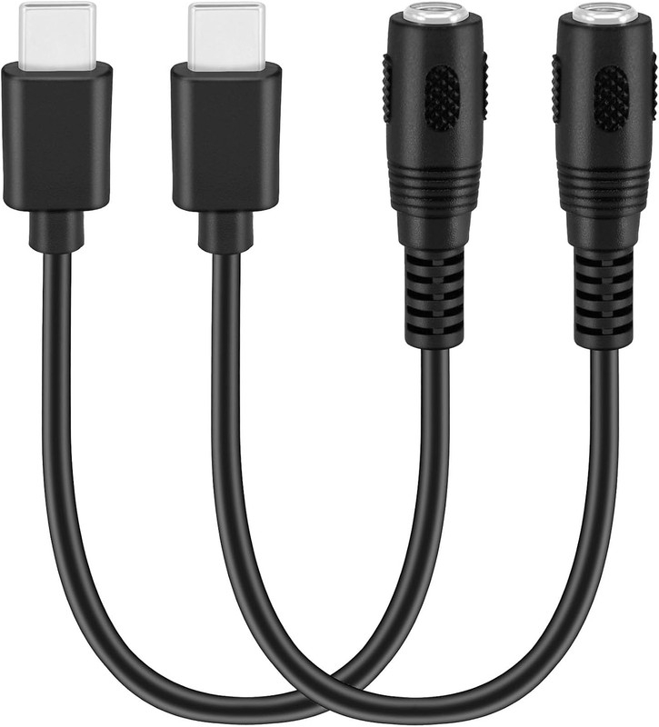 2 Pack 0.3M USB Type C USB-C Male to DC 5.5X2.1Mm Female Power Jack Extension Ch gallery