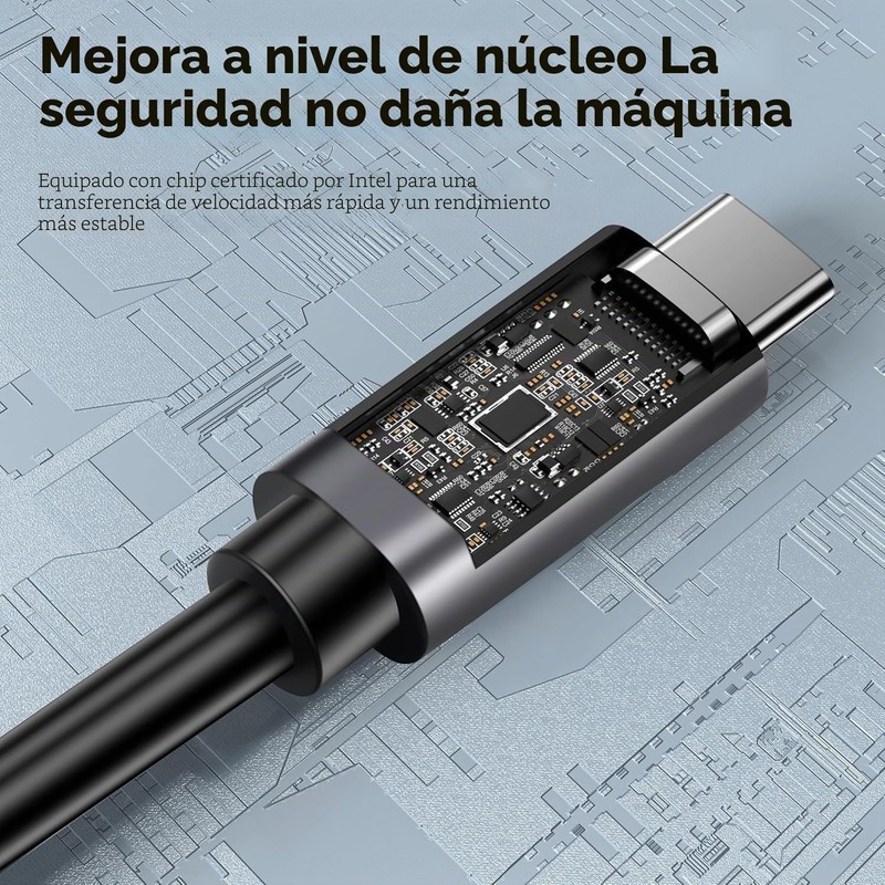 USB C Thunderbolt 5 Cable - 1.64FT, 80Gbps Speed & Universal Compatibility gallery
