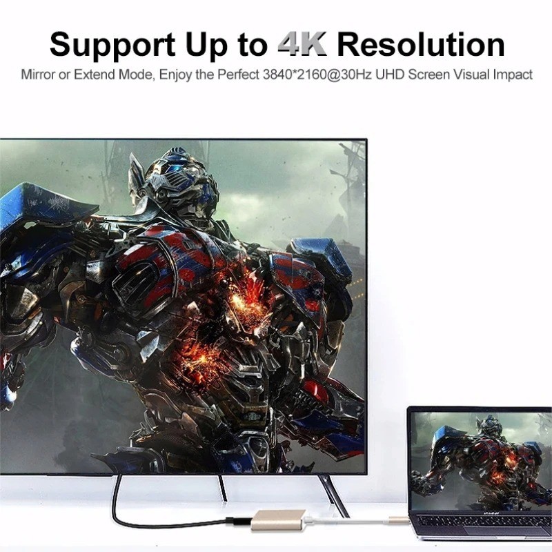 NEW USB Type C to HDMI HDTV TV Cable Adapter Converter For Macbook Android Phone gallery