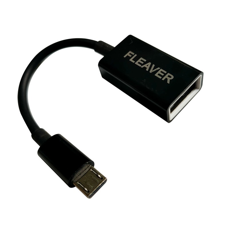 FLEAVER Micro USB Cable Male Host to USB Female OTG Adapter Android Phone PDA PC