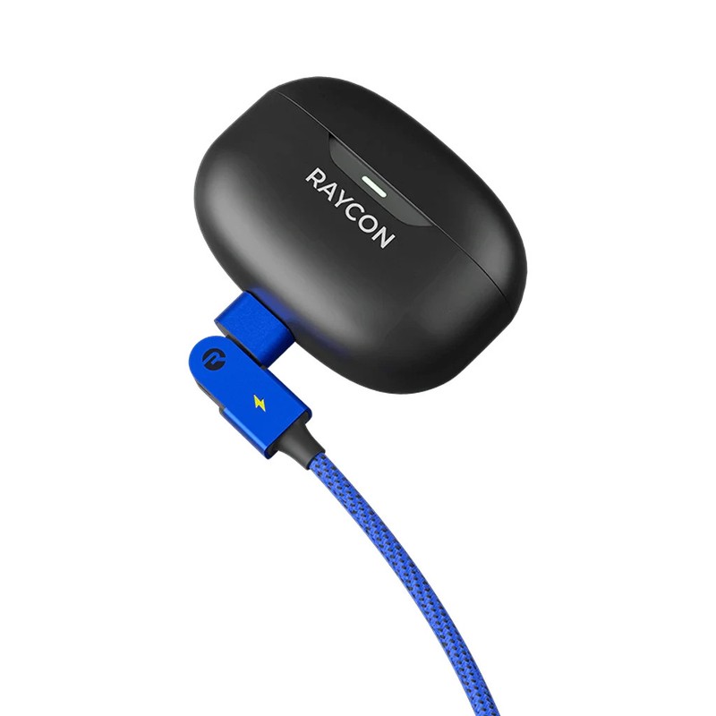 Raycon® Magic Spin Pro 100Watt Apple® to USB-C® Charge and Sync Cable 3.3ft-Mint gallery