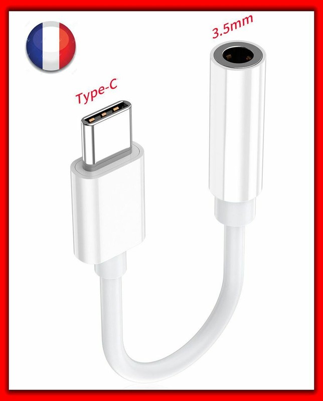 USB-C Type C A Jack 3.5mm Female Adapter Cable For Audio Headphones