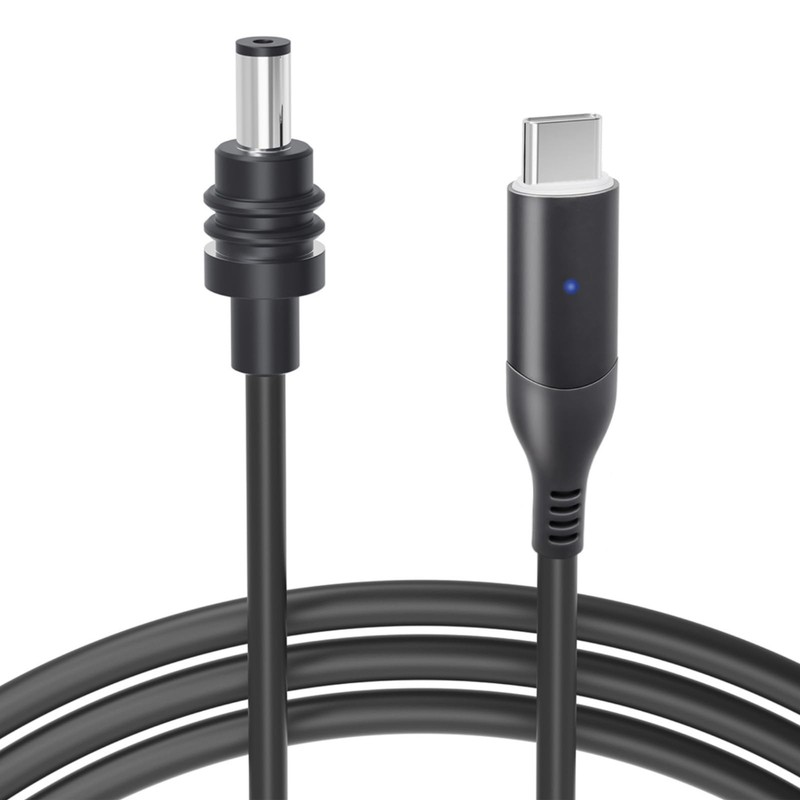 Steinwhale DC to USBC Power Cable with LED for Starlink Mini 5M/16.5FT, Suppo…