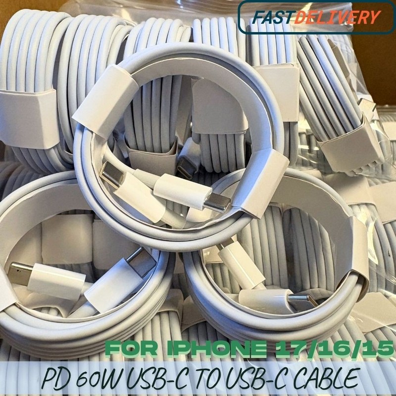 USB C Type C Fast Charger Data Cable Charging Cord For iPhone 17 Pro Android Lot