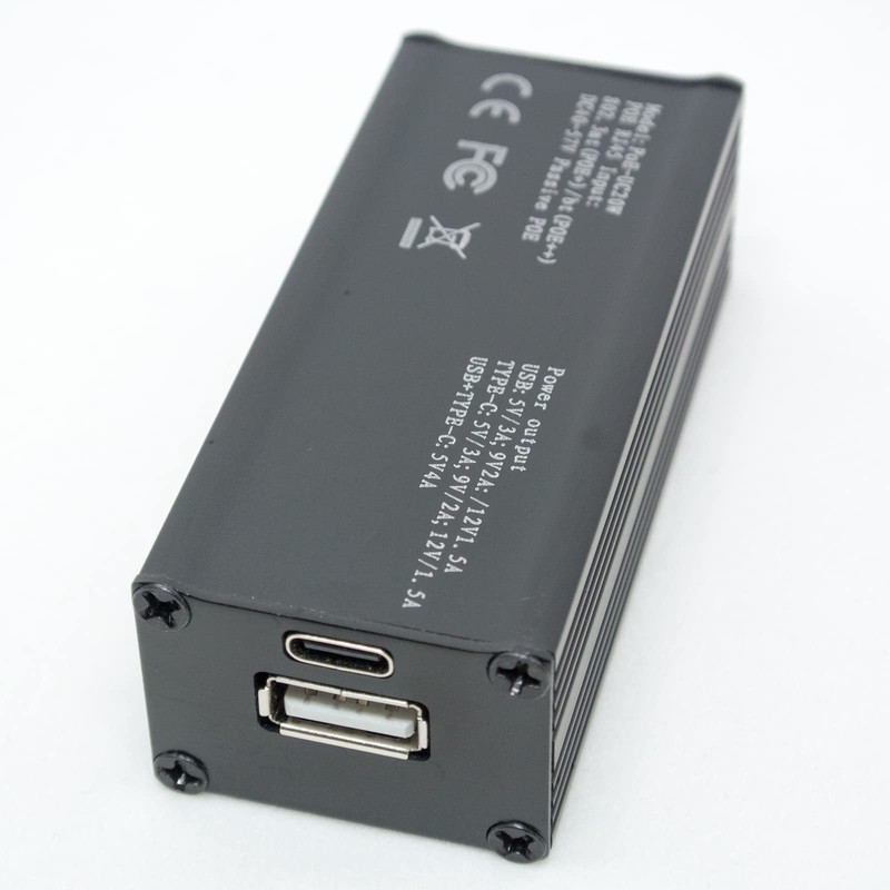 PoE to USB Type-c Dual Port 20W Fast Charger PD PPS QC 4+/3.0 for Phone Tablet gallery