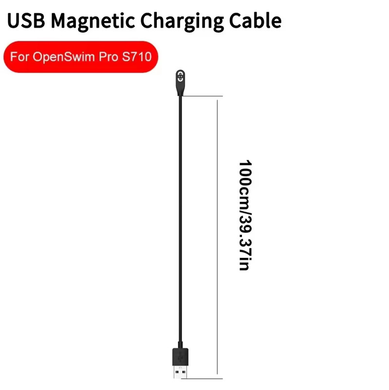 USB Magnetic Charging Cable for After-Shokz Aeropex Open Run/Comm Headphone lot gallery