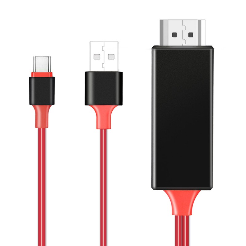 USB-C Type C to HDMI HDTV TV Cable Adapter For iPhone 17 16 15 Pro Max 17e 16e gallery