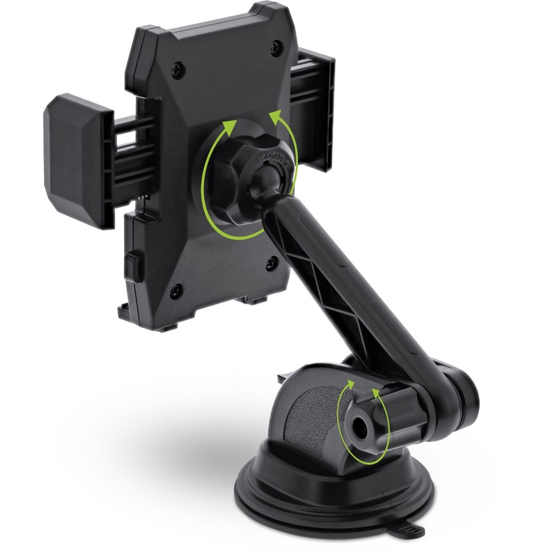 InLine Car Smartphone Holder Suction Cup or Grille ONE CLICK EASY II 23156O