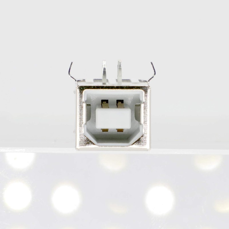 Compact USB Female Type-B 4-Pin Right Angle Jack Sockets - 10 Pack for Upgrades gallery