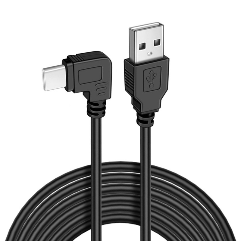 Extended Length 3.5M USB To Type C Charging Cable Angled/Straight For Dashcams gallery