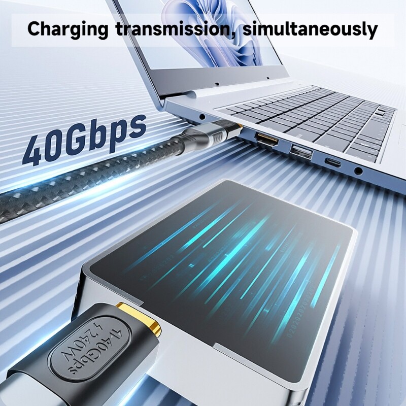 Type C Adapter USB C Male to Female Extender Faster Charging and Data Transfer gallery