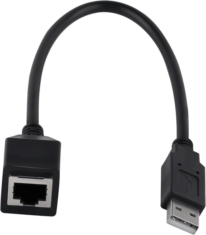 RJ45 Keyboard to USB Converter V1.0 Cable Compatible with IBM Model M Terminal K