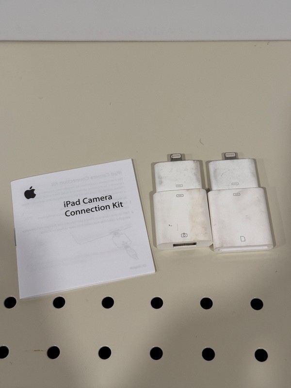 Bundle of (2) x Apple A1468 (30 pin to Lightning) + A1362 + A1358 (USB+SD Card)