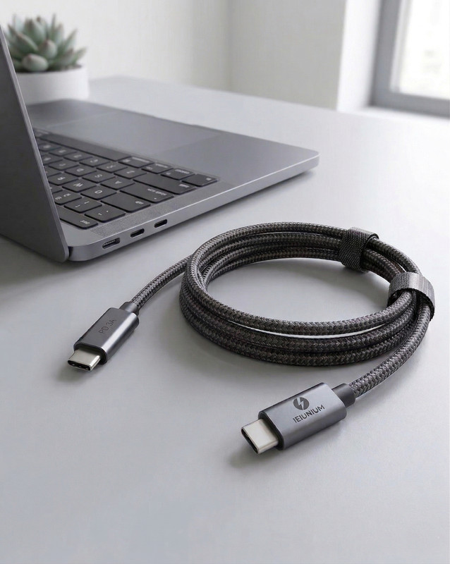 240W USB-C Cable MacBook Pro Dell XPS Laptop 2m Braided FAST 20Gbps USB3.2 PD