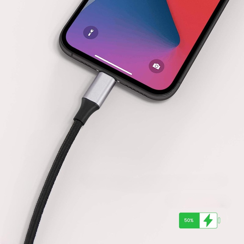 Smays 6-Inch USB C Cable Short - USBA to USBC, 6in Fast Charging & Data Black gallery
