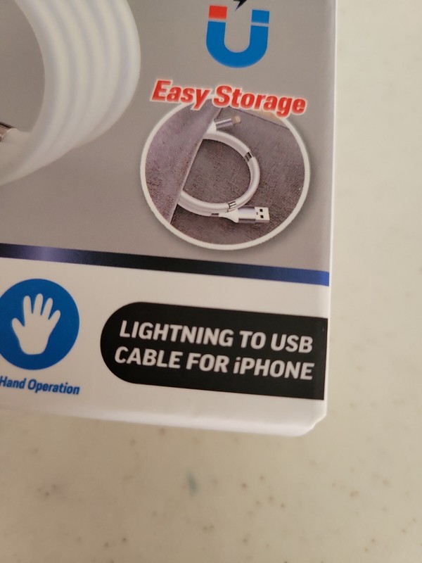 DOOHICKEY as seen on tv Magnet Cable Organizer Lighting To USB cable for iPhone gallery