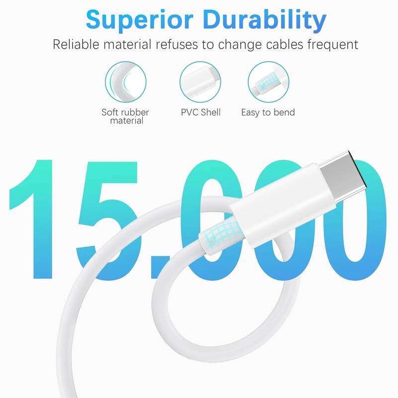 30 Pin to USB C Adapter Ipod Charger Nylon Braided Fast Charging Data Cord Next gallery