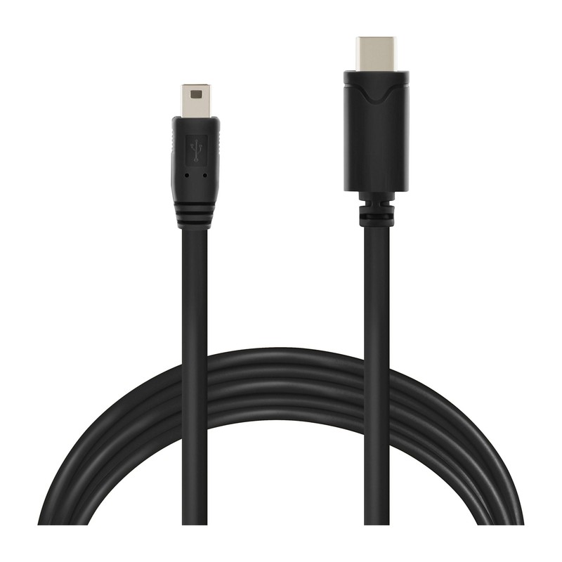 20-Foot Mini USB 5-Pin to USB Type C Tethering Cable + FREE Storage Bag & Gift gallery