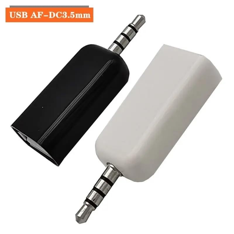 Thrtrht 2 Pack AUX to 3.5Mm Audio Adapter - USB a Female to Male Converter for U gallery