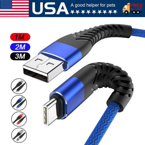 USB C Type C Charger Cable Fast Charging for Samsung S23 S20 S21 S22 S20FE Cord