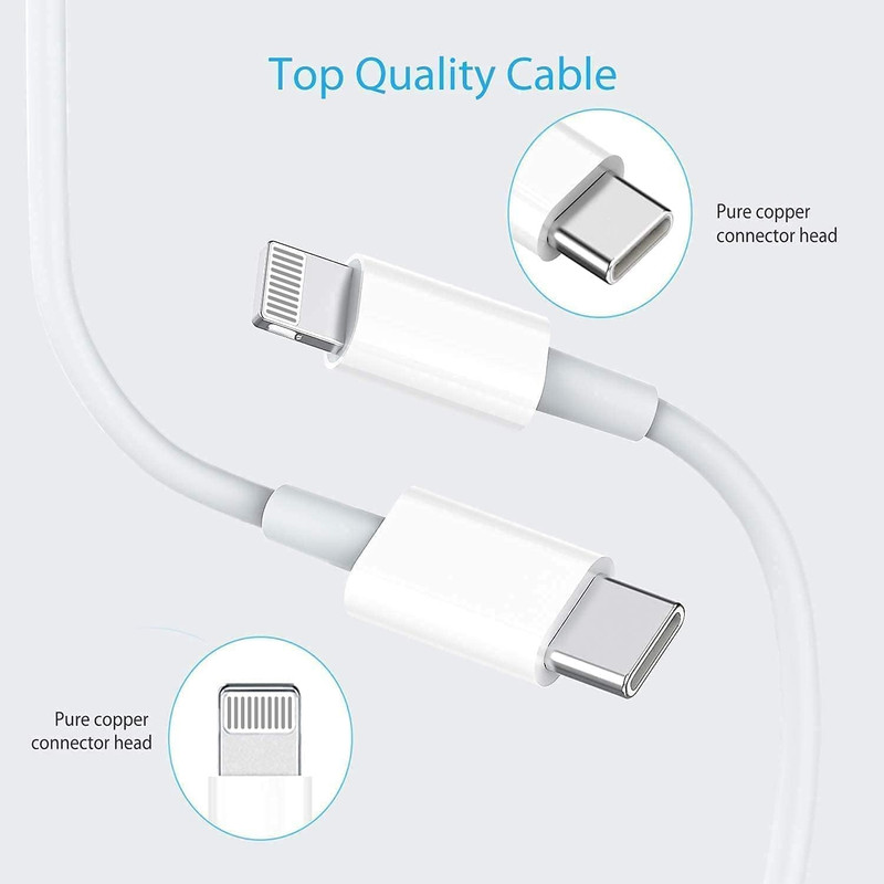 Iphone Fast Charger Cable,Fast Charger Iphone 20W PD USB C Wall Charger Type ... gallery
