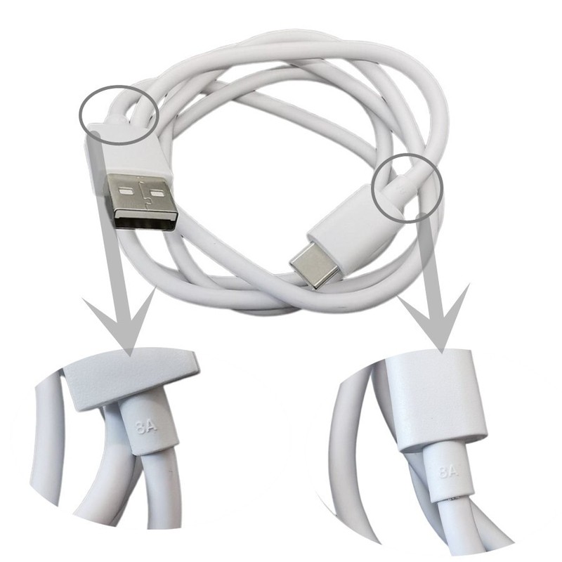 1M Original 8A 80W USB-C Fast SuperVOOC Charge Cable For OPPO Find X5 Pro NEO 3T