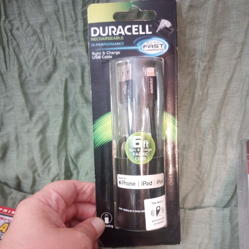 Duracell Reachable Hi-performance Sync & Charge USB Cable PRO456 6ft. New (A3)