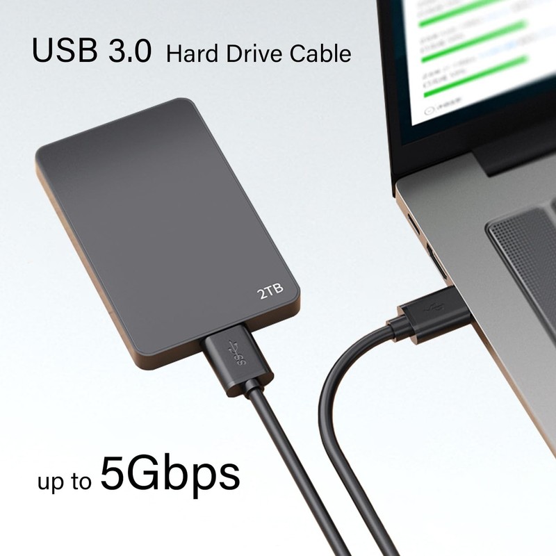 Micro USB 3.0 Cable High Speed Data SYNC For HDD External Hard Drive LOT gallery