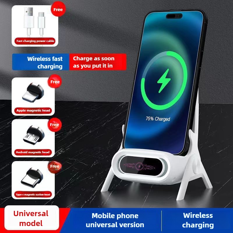 2025 Creative Mobile Phone Holder Vertical Small Chair Wireless Charger gallery