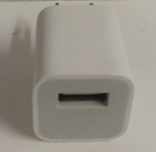 Apple 5W USB Wall Charger Cube Power Adapter for iPhone or Android – White