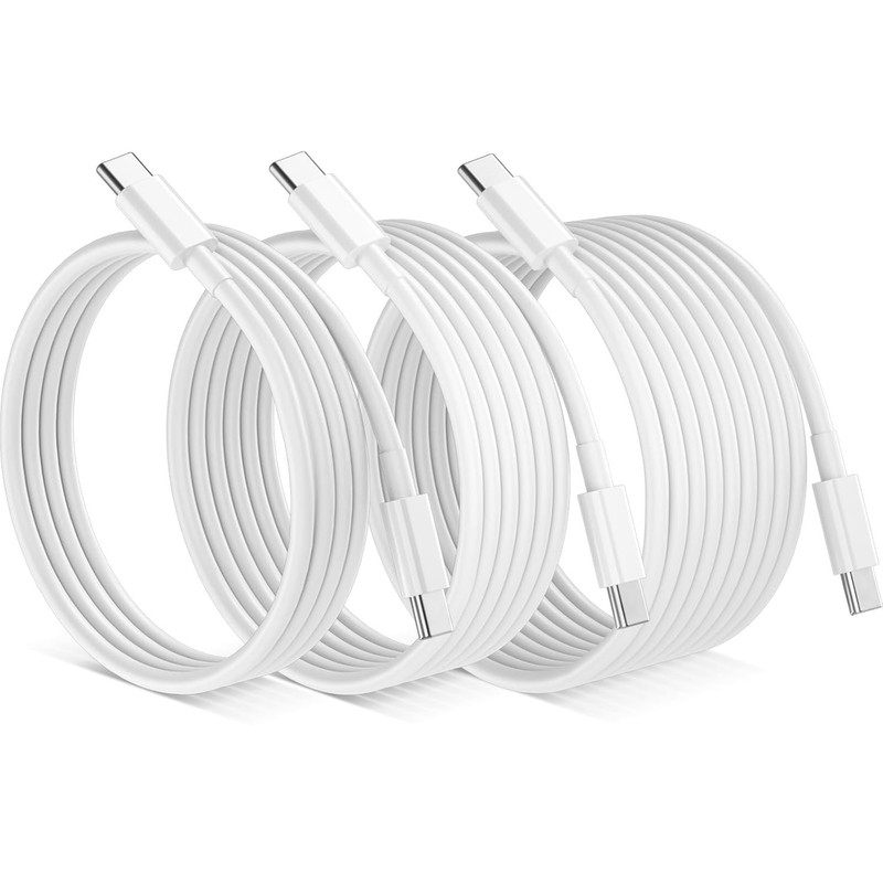 QZIIW 3Pack USB-C Cable 240W Fast Charge 3/6/10FT for iPhone 17 16 MacBook