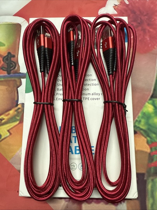 iPhone Charger Cable 10ft 3Pack Apple MFi Certified Fast Charging For 14/13/12…… gallery