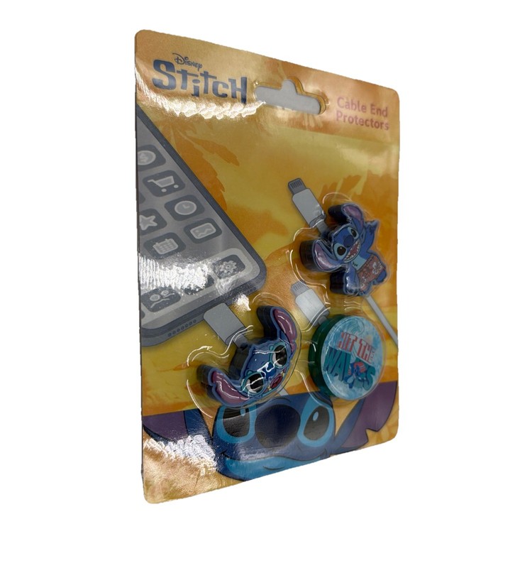 New 3 Set Of Disney Stitch Cable End Protector gallery