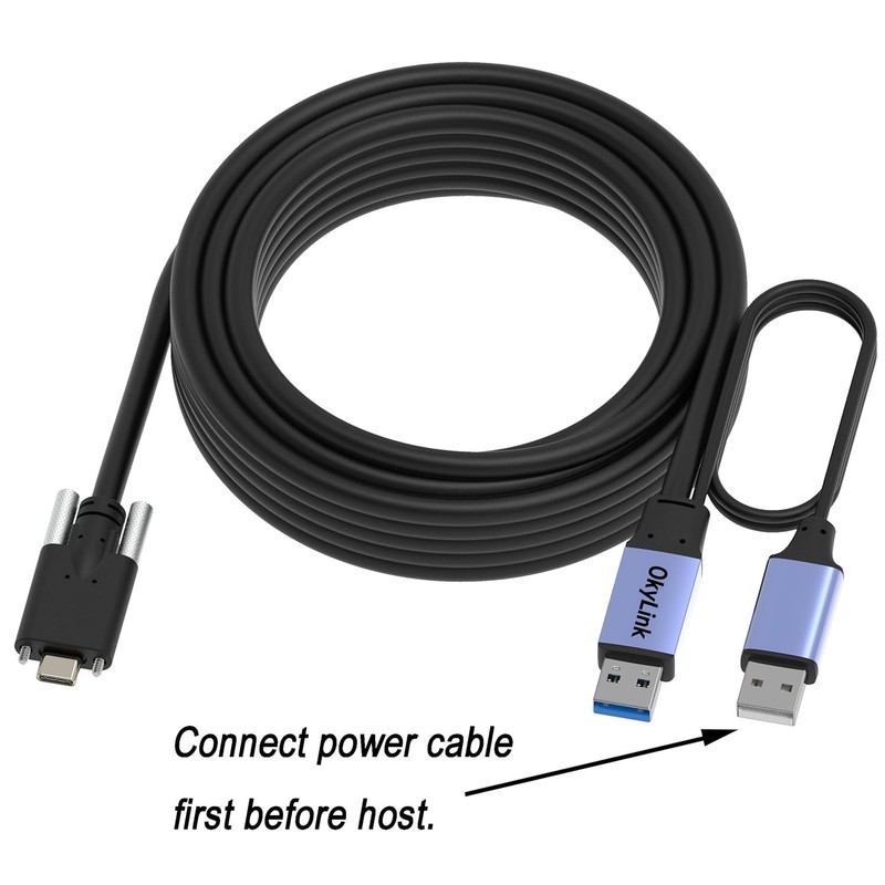 32ft USB 3.0/3.2 Gen 1 Type-C Cable - 5Gbps A to C Male-Male gallery