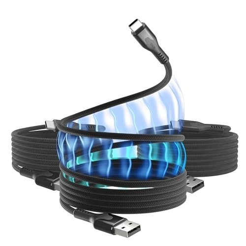 Magnetic USB to USB-C Charging Cable, Fast Charge 6FT/2M, 3-Pack, Compatible wit gallery