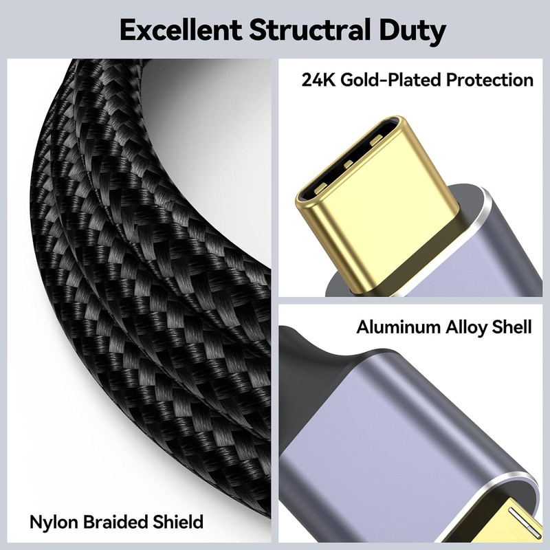 External Hard Drive Cable USB C 1.5FT, 10Gbps Micro B 3.0 to Type C Cord Wire Re gallery