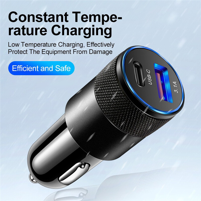 PD 30W USB-C Car Charger Block + 4in1 Cable For Samsung Galaxy S24/23/22/+/Ultra gallery