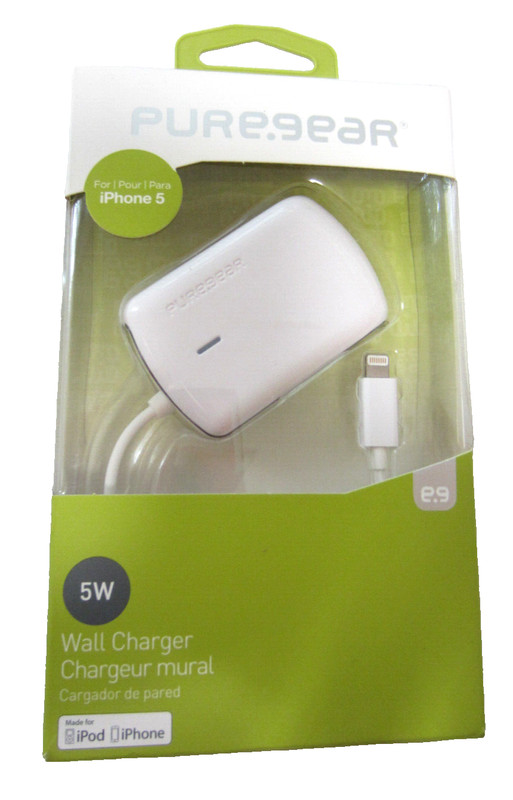 PUREGEAR 5W WALL CHARGER iPOD iPHONE 5S