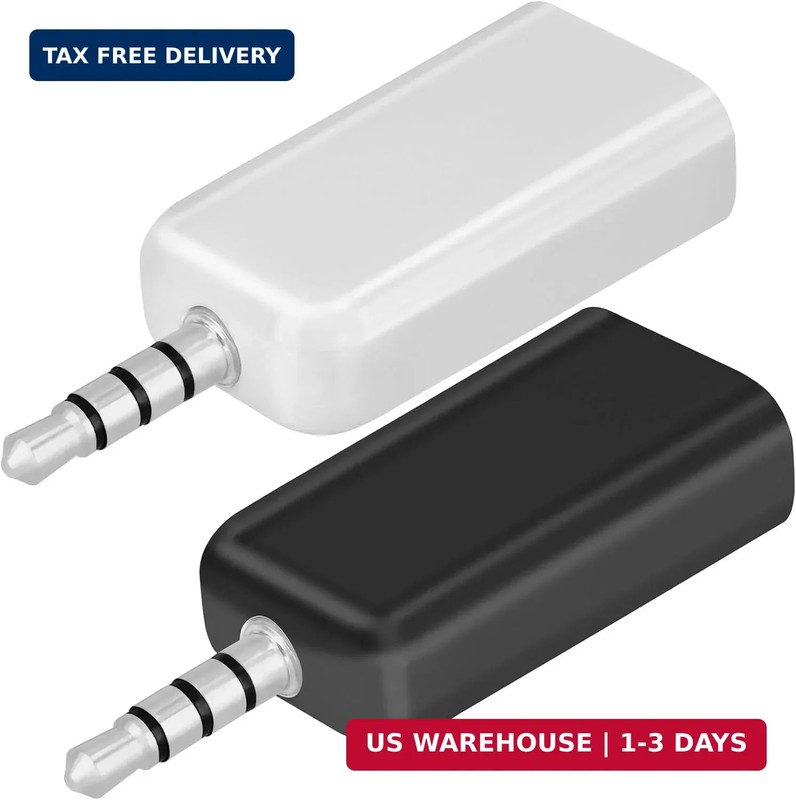 2 Pack AUX to USB Adapter, USB A Female to 3.5mm Male Audio Converter Jack Plug gallery
