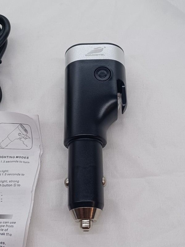Somostel Torch Muti Tool Car Charger Power Bank Flash light seat belt cutter... gallery