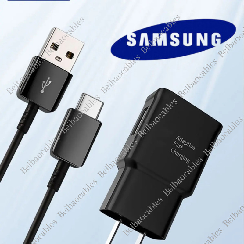 Adapter Fast Charger Type C With Android Phone Charging Cable For Samsung Galaxy