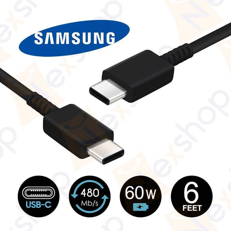 NEW!!! Original Samsung EP-DW767 6ft(1.8m) 3AMP USB-C to USB-C Cable Ver. 2023 gallery