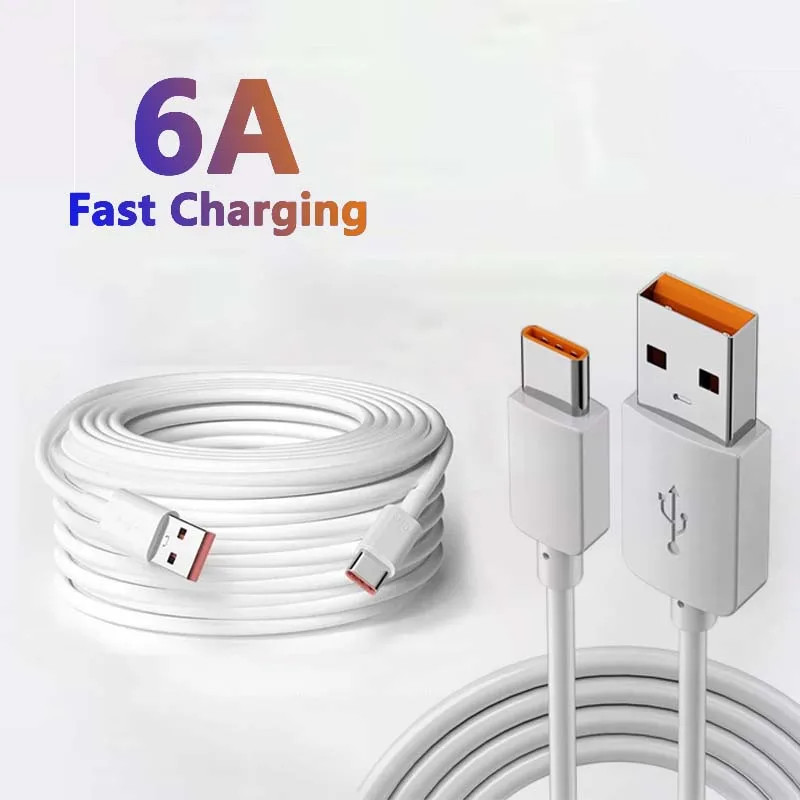 3M/5M/14M Extra Long Type C Charging Cable Extender Charger Wire Cord for Samsun