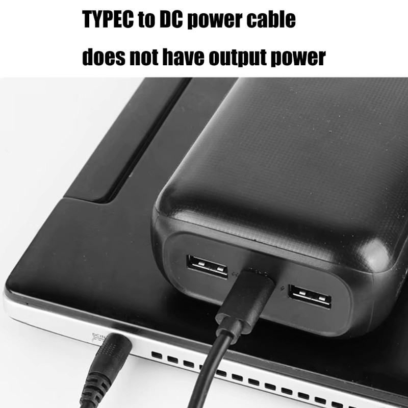 High Efficiency USB C to DC5.5x2.1mm 12V Power Cord for Small Appliances gallery