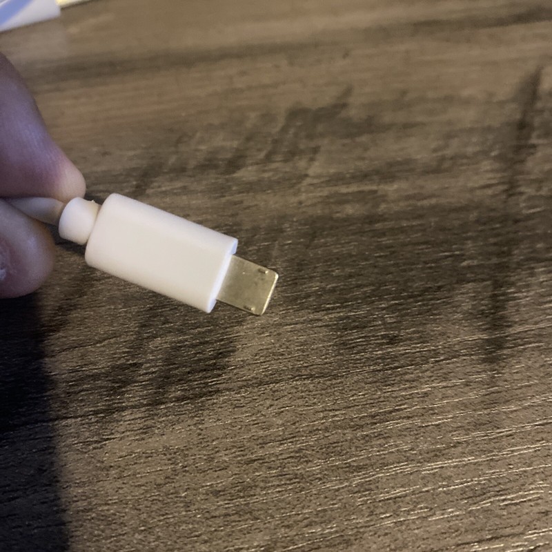 QTY 10, 1ft Short charging only USB Cable For iPhone 6,7,8,X,XS,XR,11,12,13 gallery