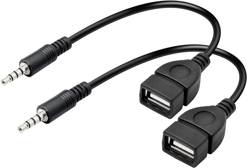 Aux to USB for Car Stereo System with MP3 Decoding Function, 3.5mm Male Audio... gallery