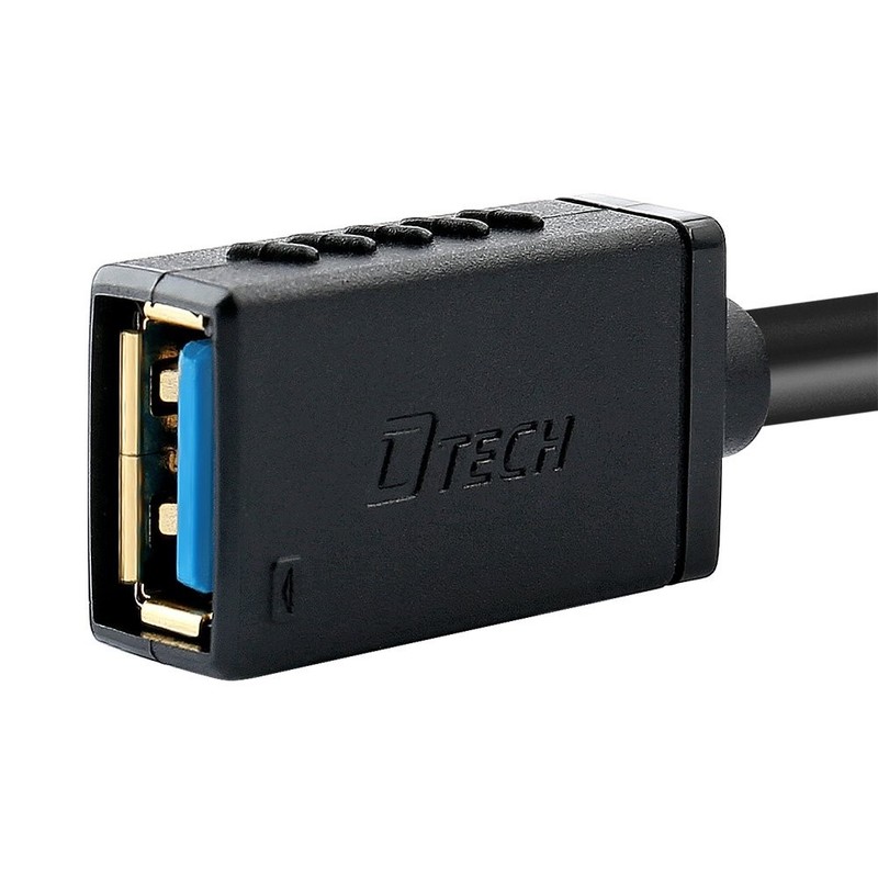 Gold Plated USB 3.0 Extension Cable 3 Feet Type A Male To Female Port Black gallery