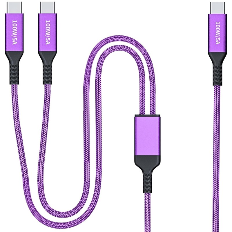 Universal 4FT USB C Multi-Function Cable for iPhone, Samsung, and More
